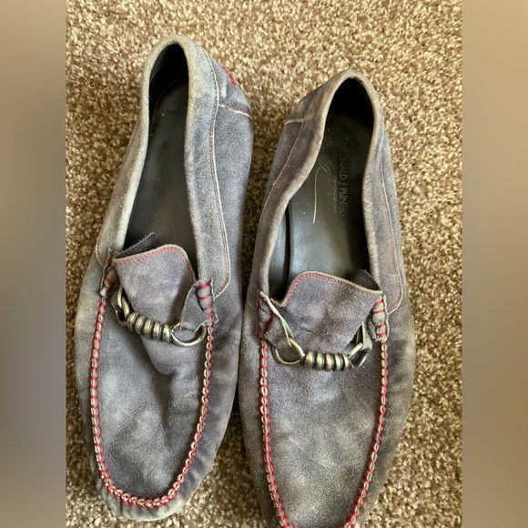 Donald Pliner Grey Loafers - Picture 1 of 1